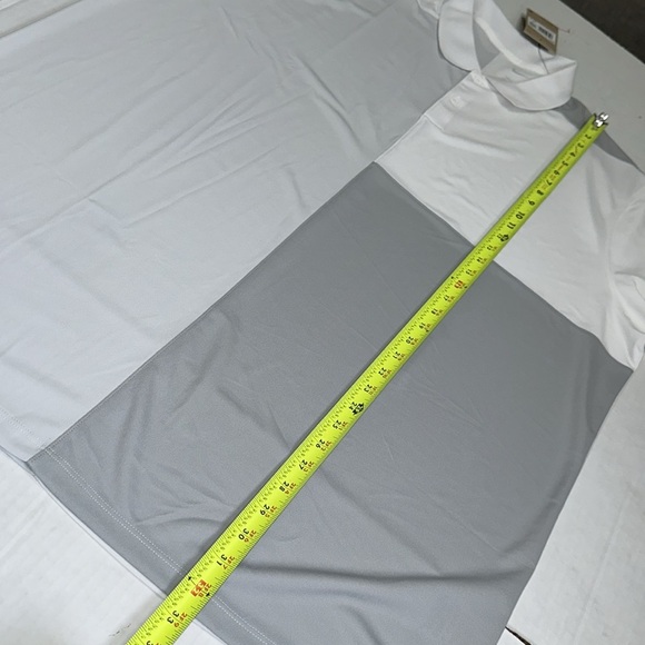 Nike Golf Polo Shirt Men’s XXL White Gray Colorblock Dri-FIT Performance Top NWT - Picture 8 of 11